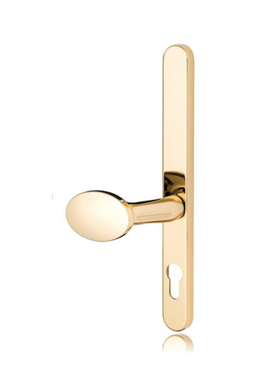 Standard Gold Lever Pad Door Handle
